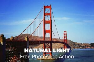 Darmowe akcje Photoshop dla początkujących grafików - Natural light